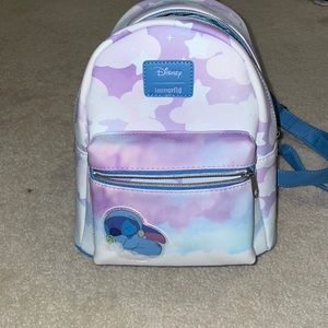 BRAND NEW Loungefly sleeping stitch mini backpack